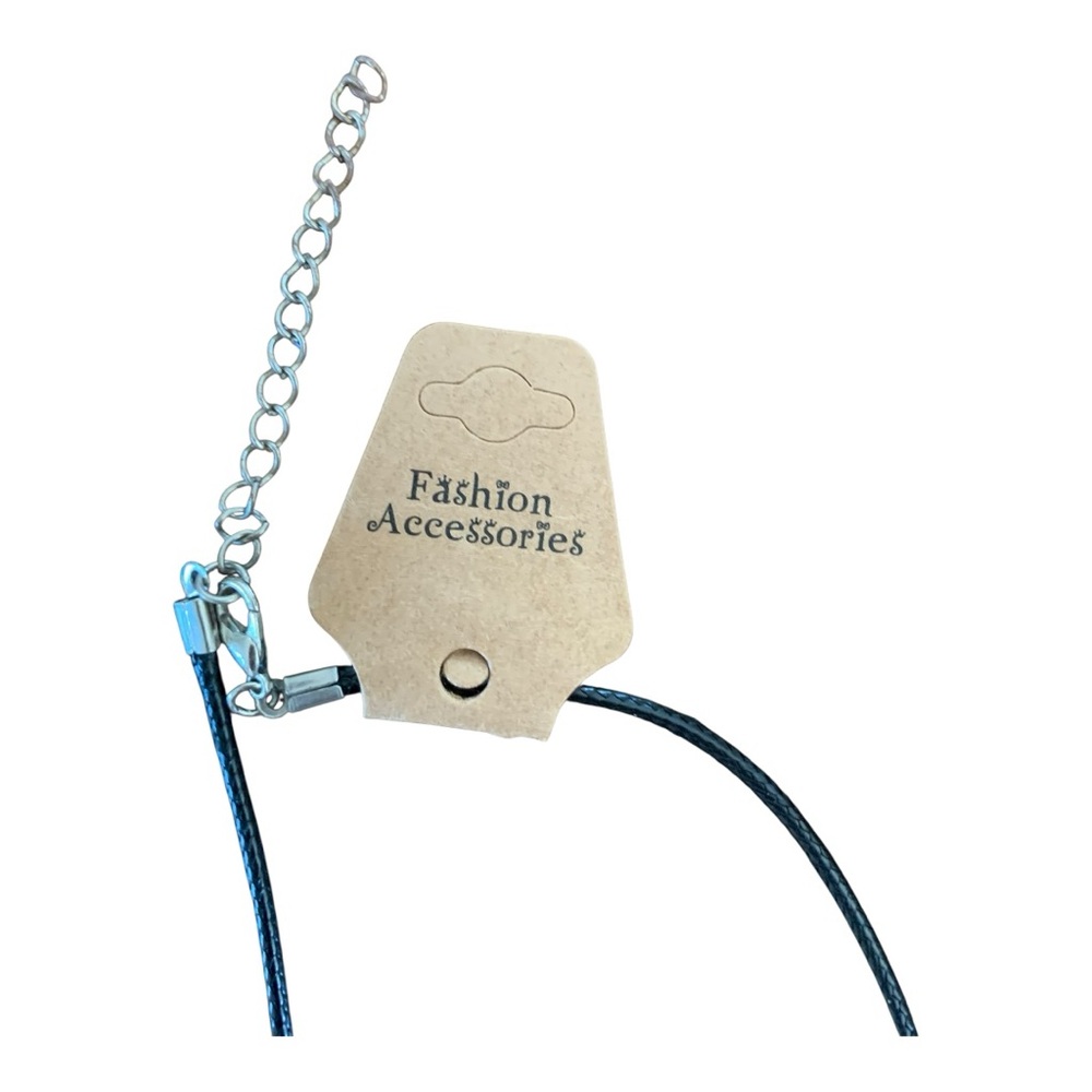 Elegant Gold and Blue Pendant Necklace - Picture 5 of 6